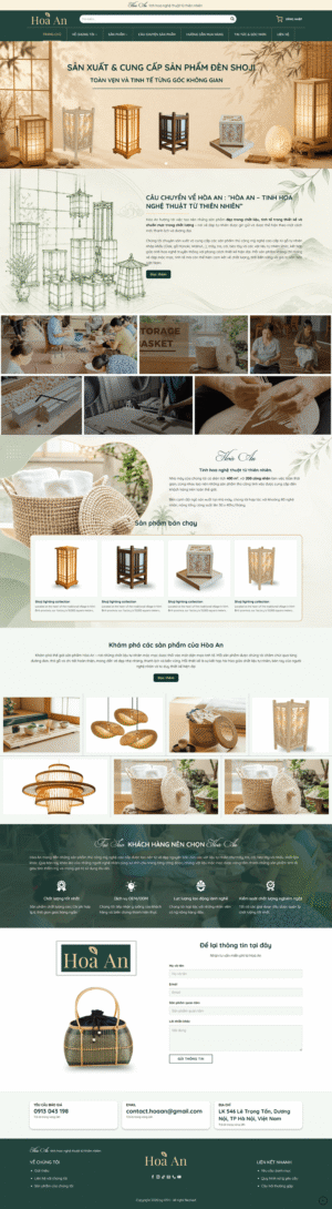 Web về đồ thủ công mỹ nghệ